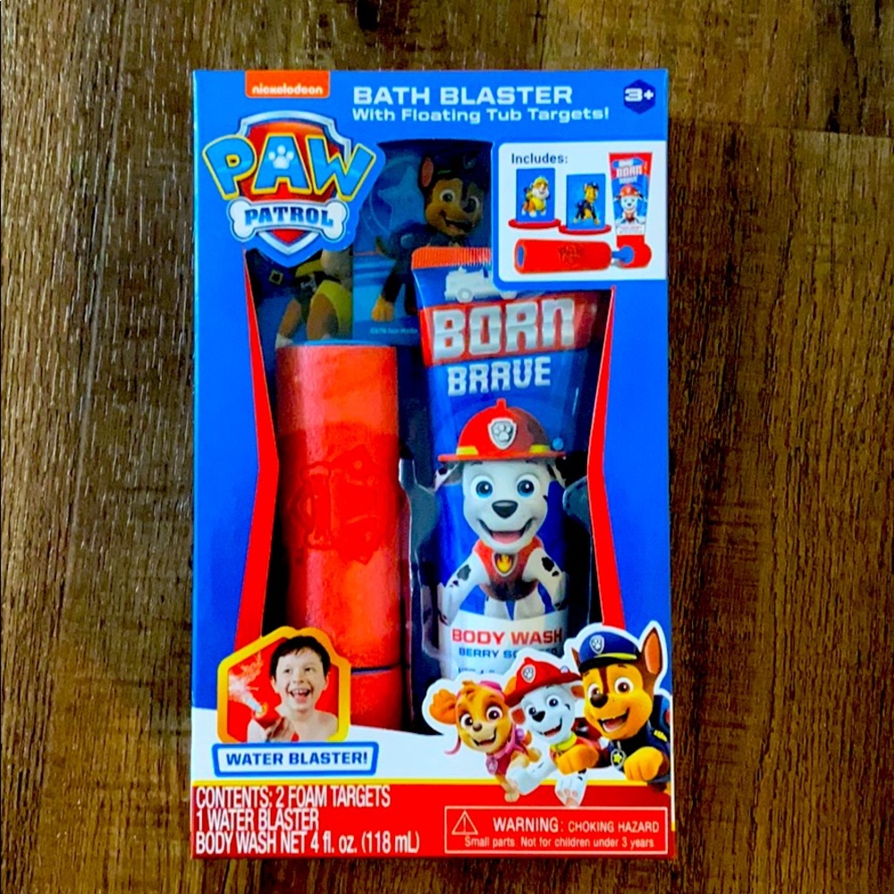 NIB Paw Patrol Bath Blaster